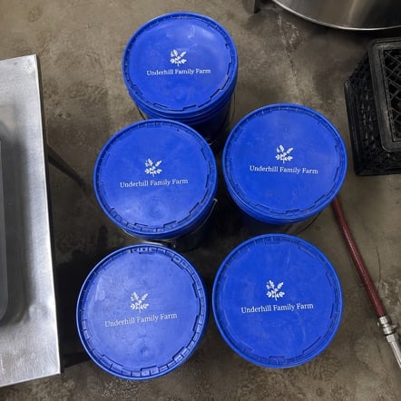 Customized 5 gallon buckets for breweries and distilleries